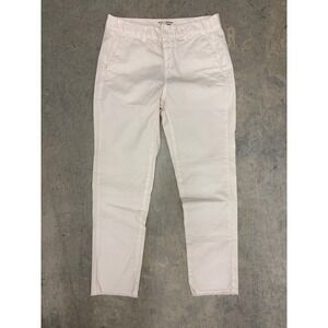 Nili Lotan Cream Cropped Pants Women's Size 0 Casual‎ Trousers